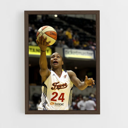 ap-tamika catchings-6 cadre Bois foncé