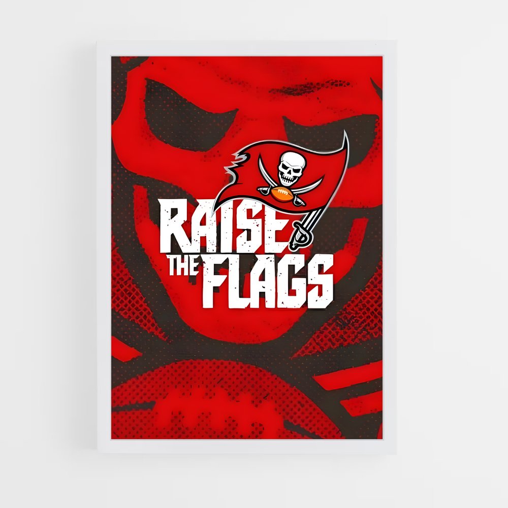 ap-tampa bay buccaneers-2 cadre Blanc
