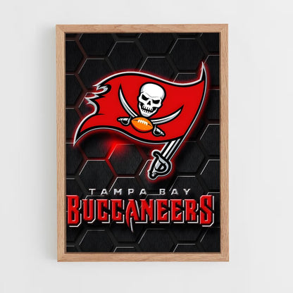 ap-tampa bay buccaneers-3 cadre Bois clair
