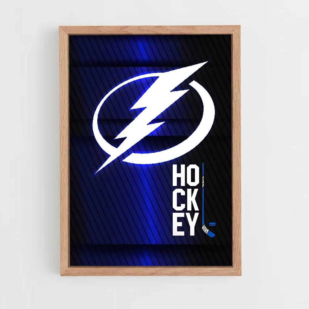 ap-tampa bay lightning-6 cadre Bois clair