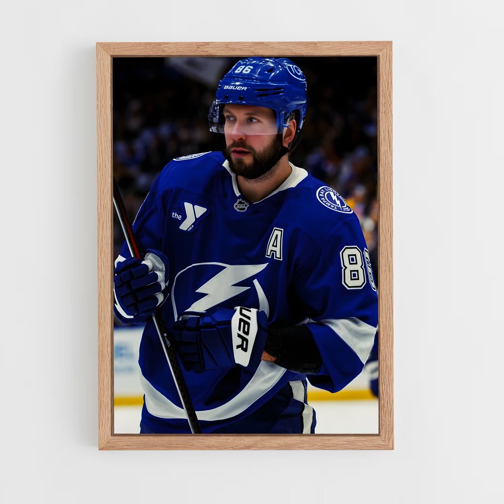 ap-tampa bay lightning-9 cadre Bois clair