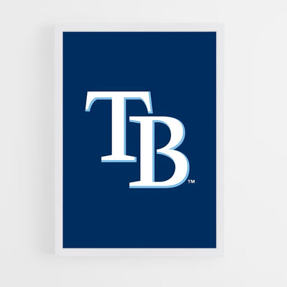 ap-tampa bay rays-6 cadre Blanc