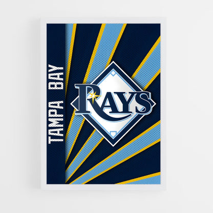 ap-tampa bay rays-7 cadre Blanc