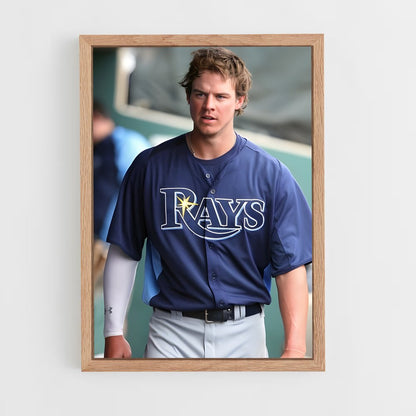 ap-tampa bay rays-9 cadre Bois clair