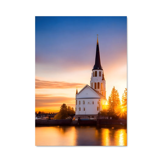 Poster Éclat au Bord de l'Eau