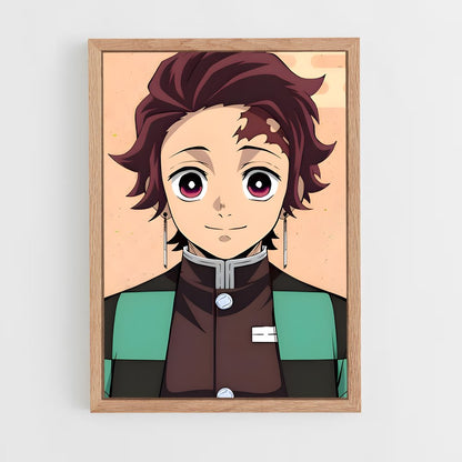 ap-tanjiro kamado-9 cadre Bois clair