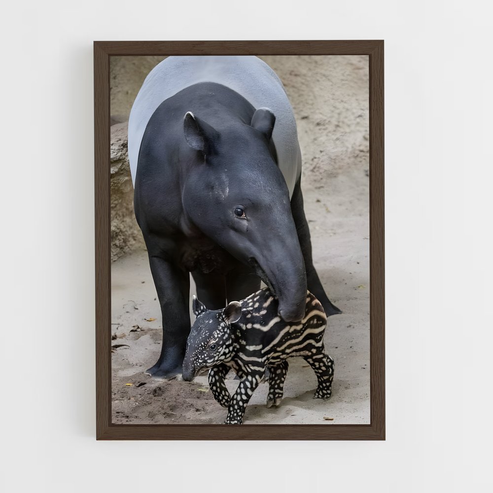 ap-tapir-3 cadre Bois foncé
