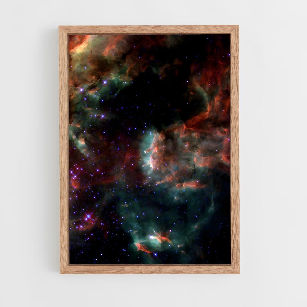 ap-tarantula nebula-2 cadre Bois clair