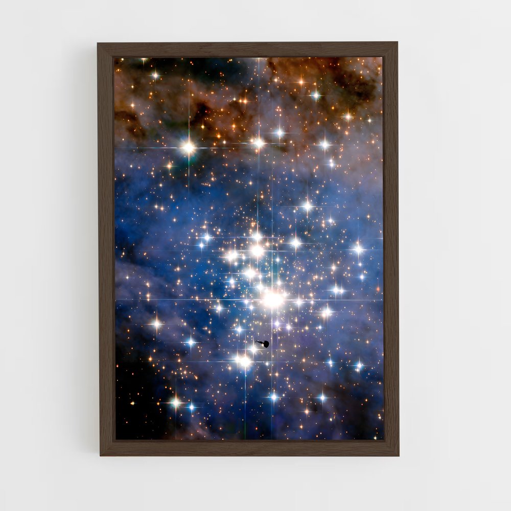 ap-tarantula nebula-7 cadre Bois foncé