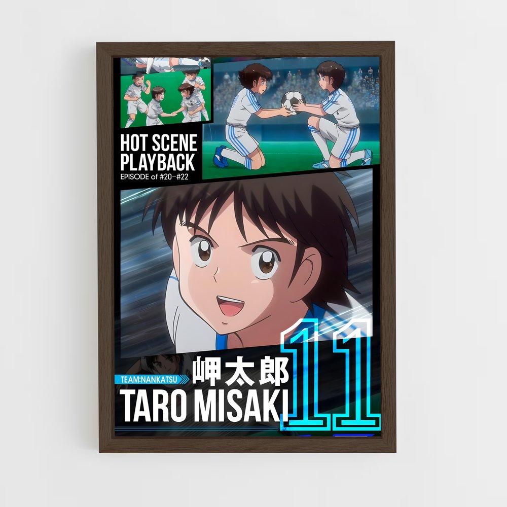 ap-taro misaki-5 cadre Bois foncé