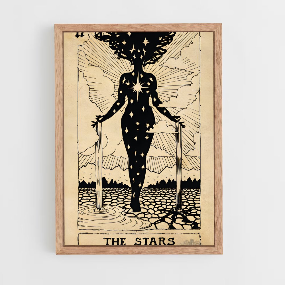 ap-tarot cards-3 cadre Bois clair