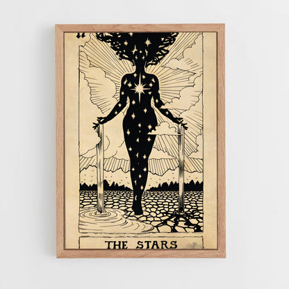 ap-tarot cards-3 cadre Bois clair