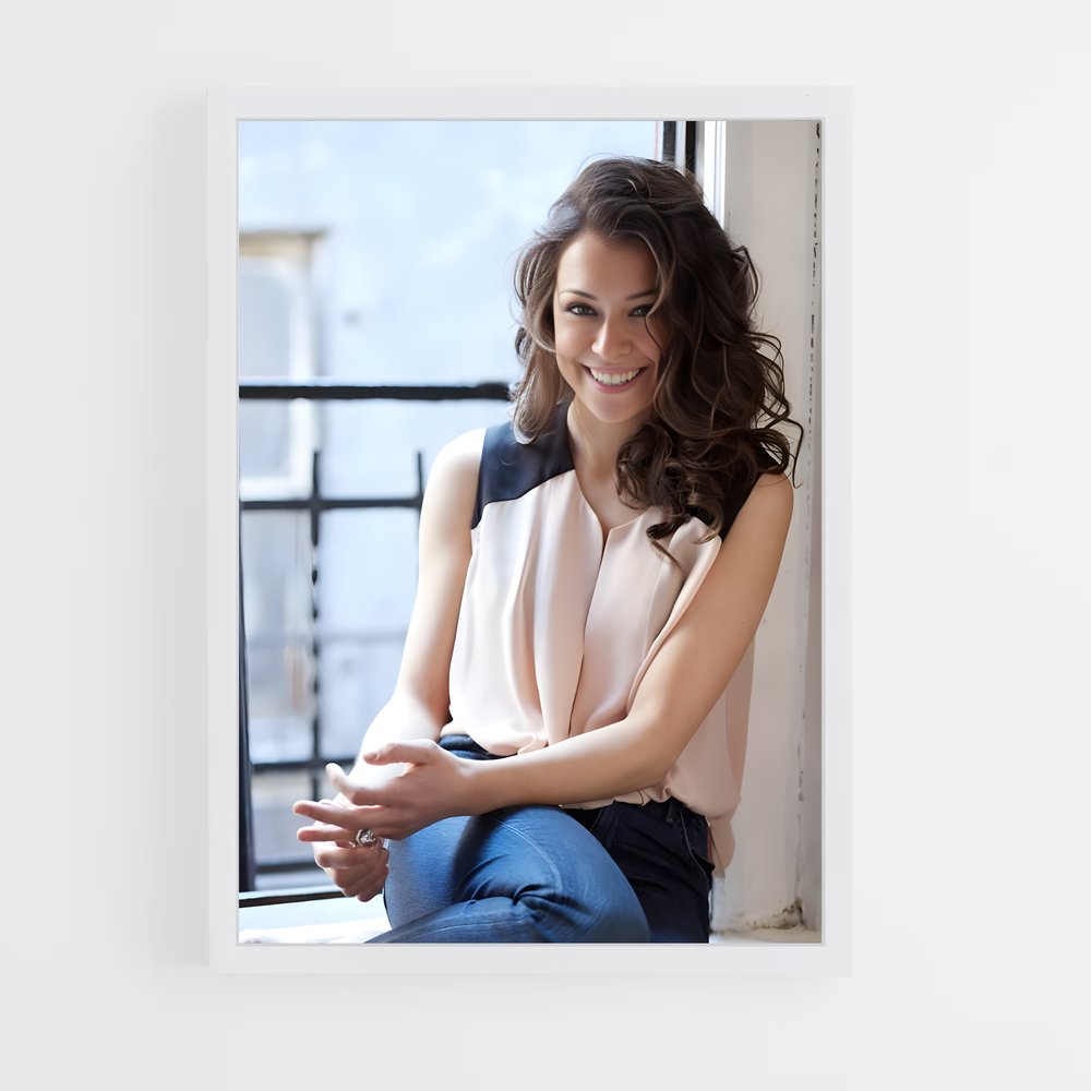 ap-tatiana maslany-6 cadre Blanc