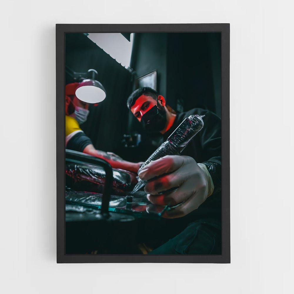 ap-tattoo artist-13 cadre Noir