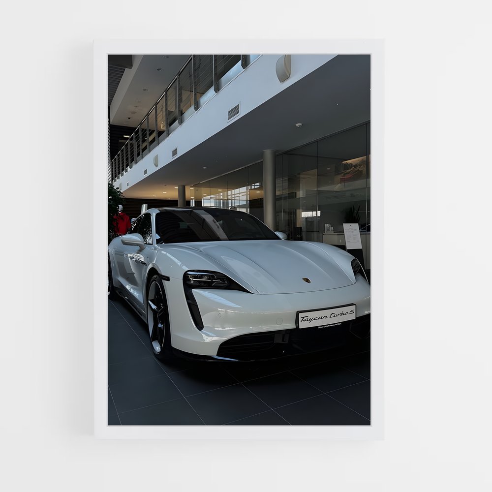 ap-taycan turbo s-2 cadre Blanc