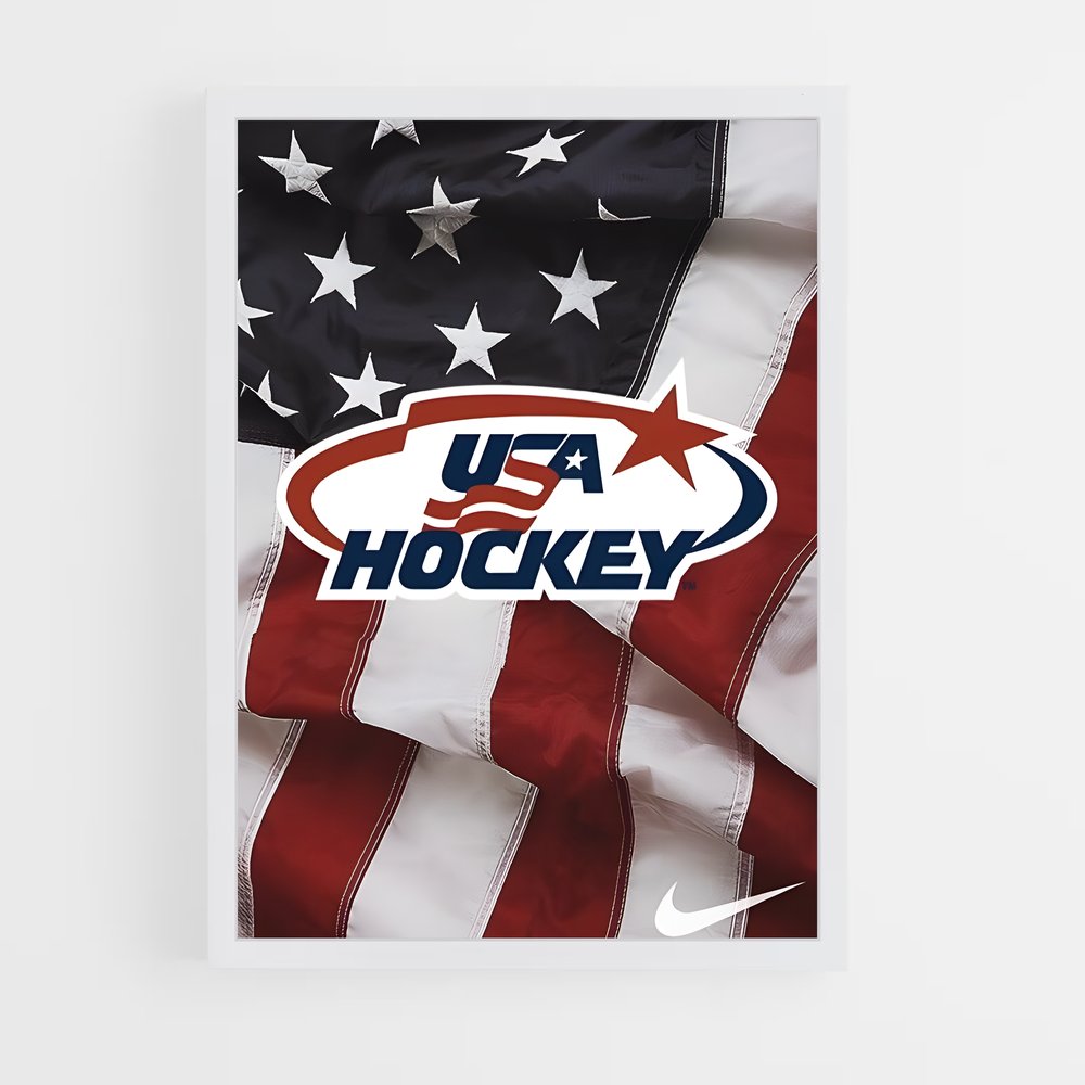 ap-team usa hockey-1 cadre Blanc