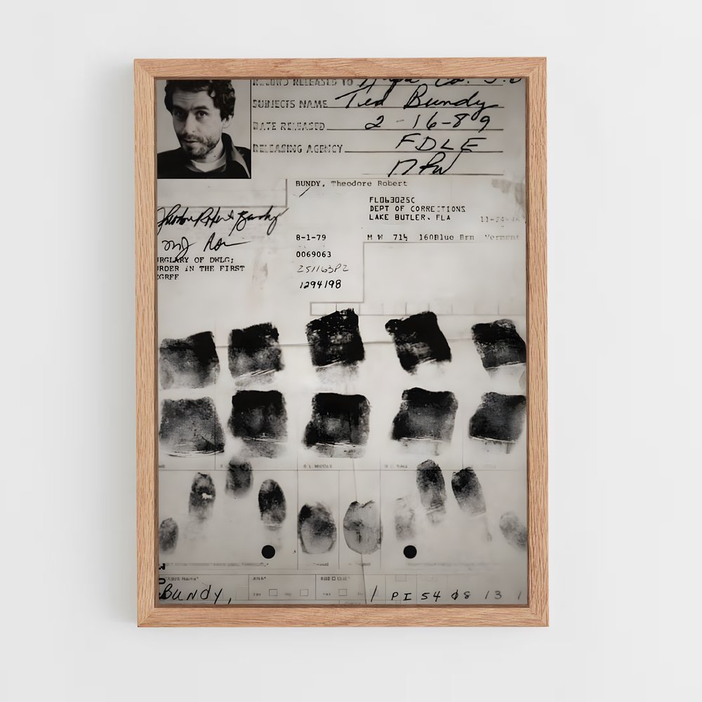 ap-ted bundy-4 cadre Bois clair