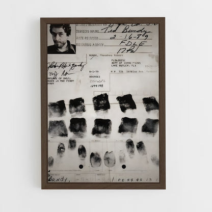 ap-ted bundy-4 cadre Bois foncé