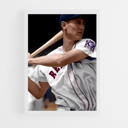 ap-ted williams-1 cadre Blanc