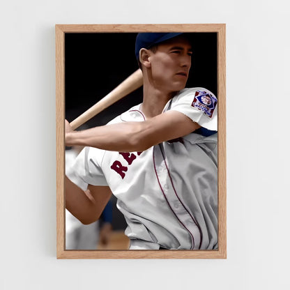 ap-ted williams-1 cadre Bois clair