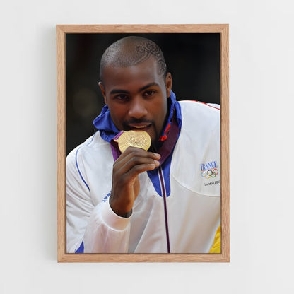 ap-teddy riner-1 cadre Bois clair
