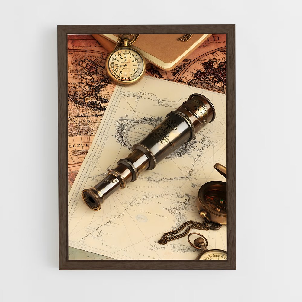 ap-telescope-1 cadre Bois foncé