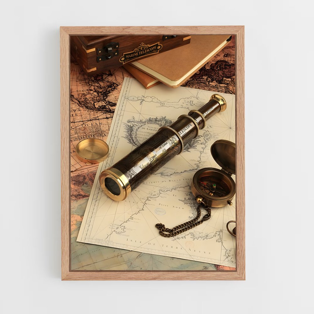 ap-telescope-8 cadre Bois clair