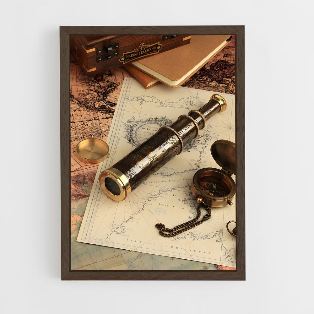 ap-telescope-8 cadre Bois foncé