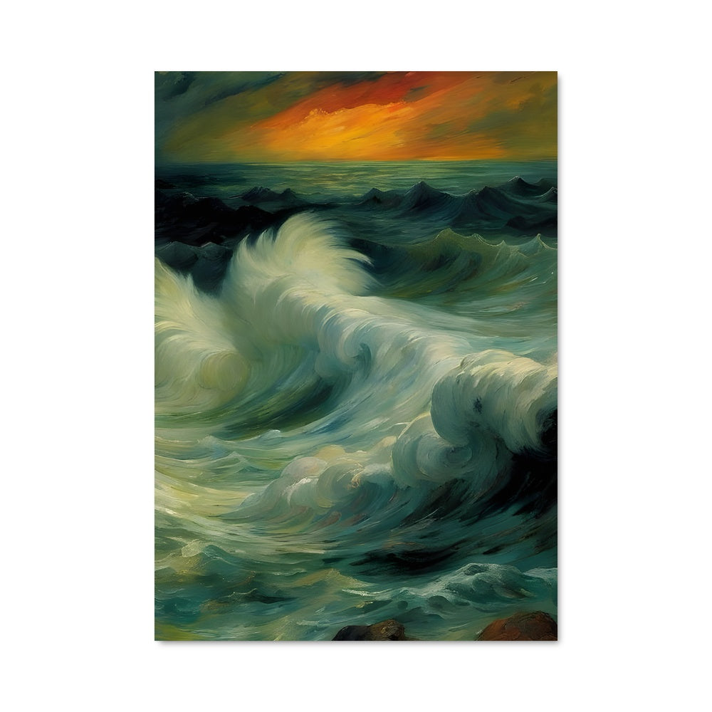 Poster Tempête Écumeuse