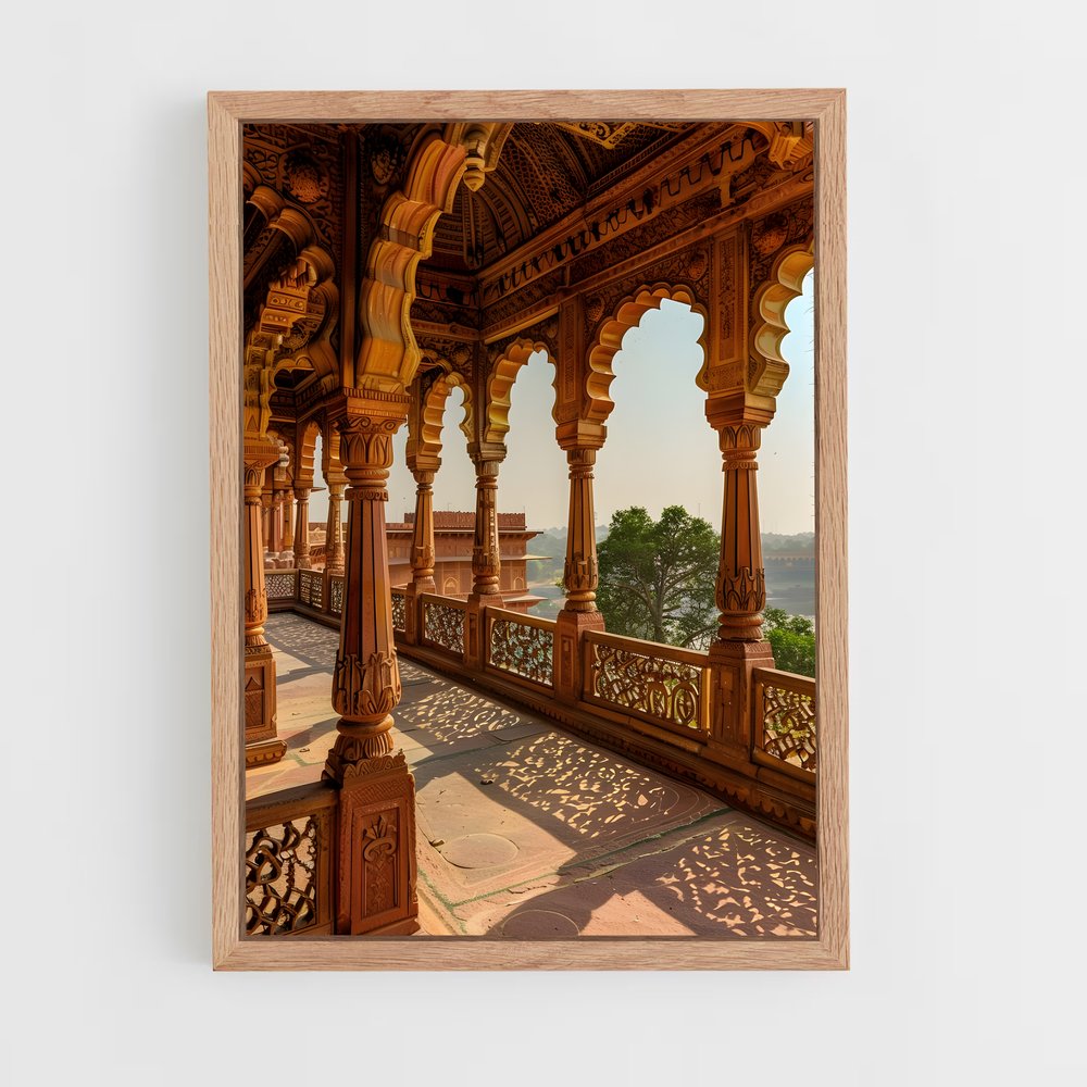 ap-temple architecture-11 cadre Bois clair