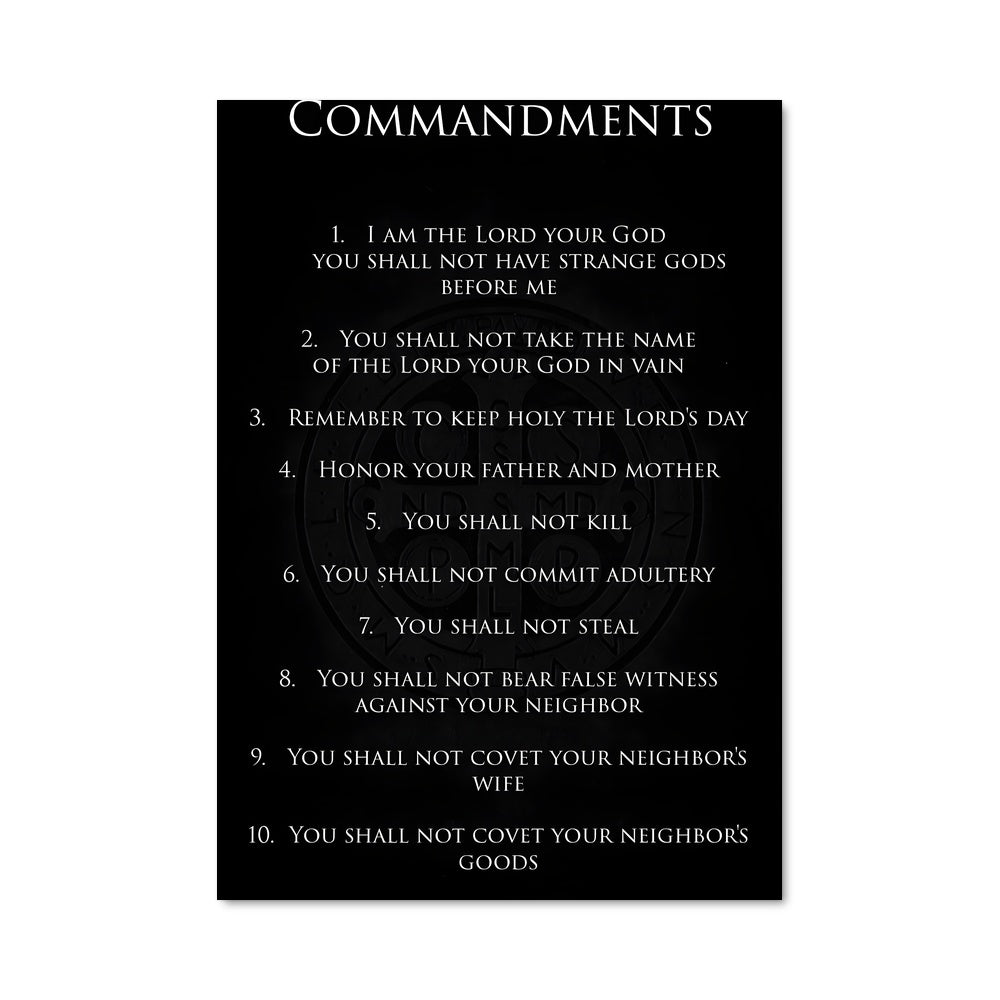 Poster Les Dix Commandements