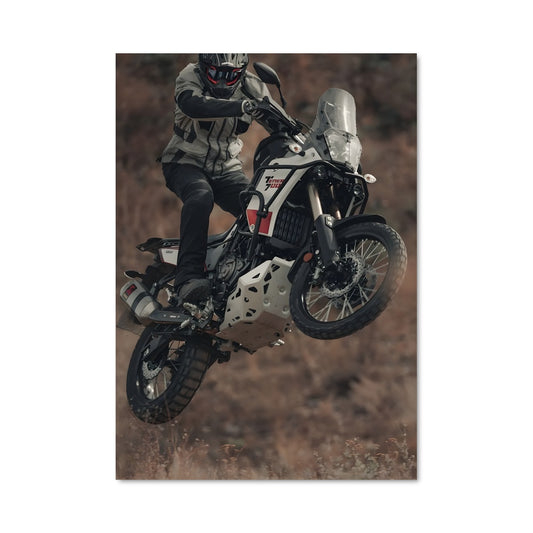 Poster Aventure Motocycliste