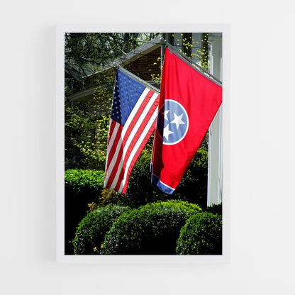 ap-tennessee flag-1 cadre Blanc