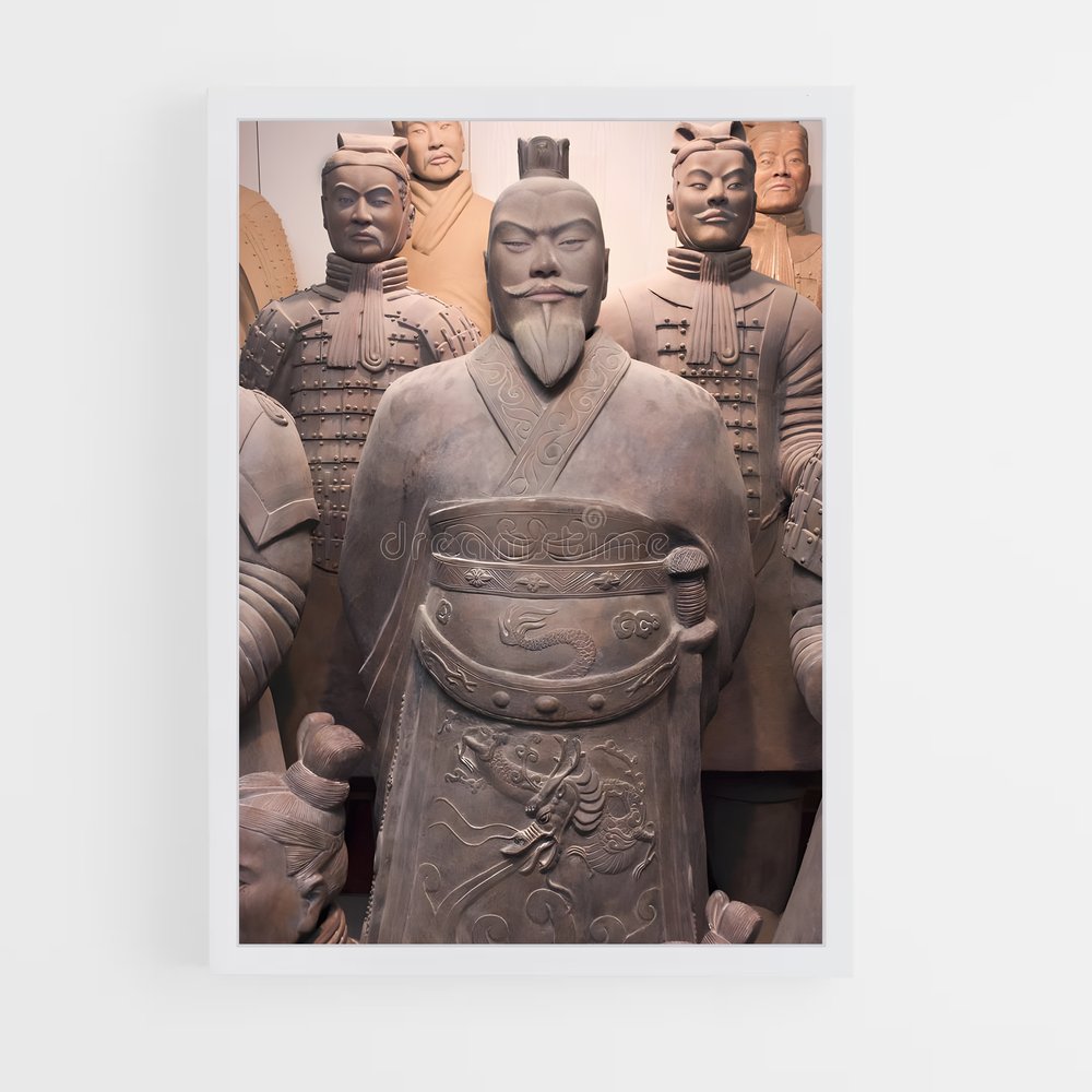 ap-terracotta army-15 cadre Blanc