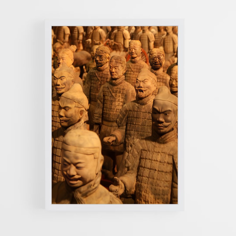 ap-terracotta army-18 cadre Blanc