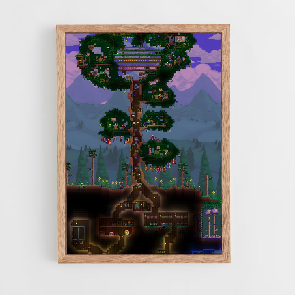 ap-terraria-2 cadre Bois clair