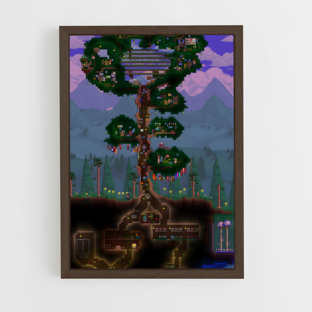 ap-terraria-2 cadre Bois foncé