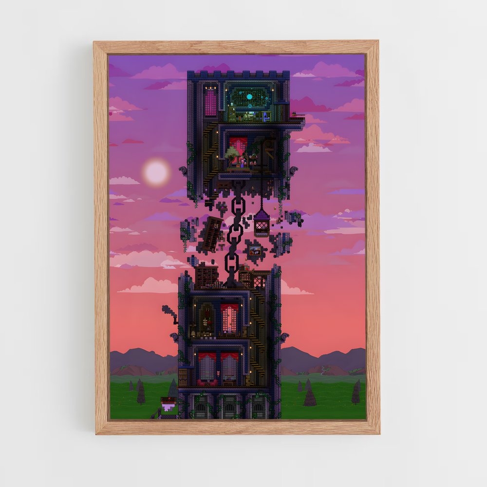 ap-terraria-4 cadre Bois clair