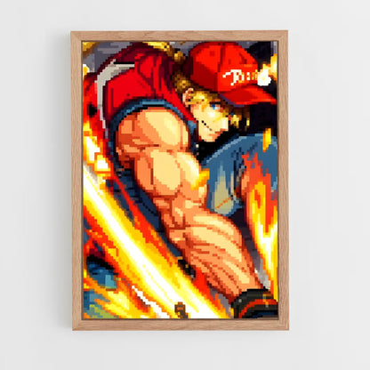 ap-terry bogard-1 cadre Bois clair