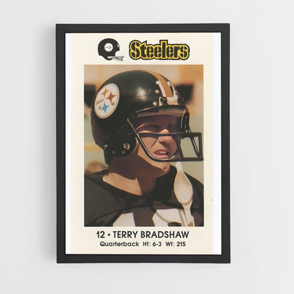 ap-terry bradshaw-5 cadre Noir