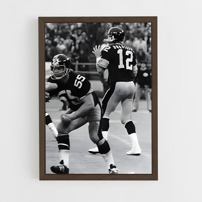 ap-terry bradshaw-6 cadre Bois foncé