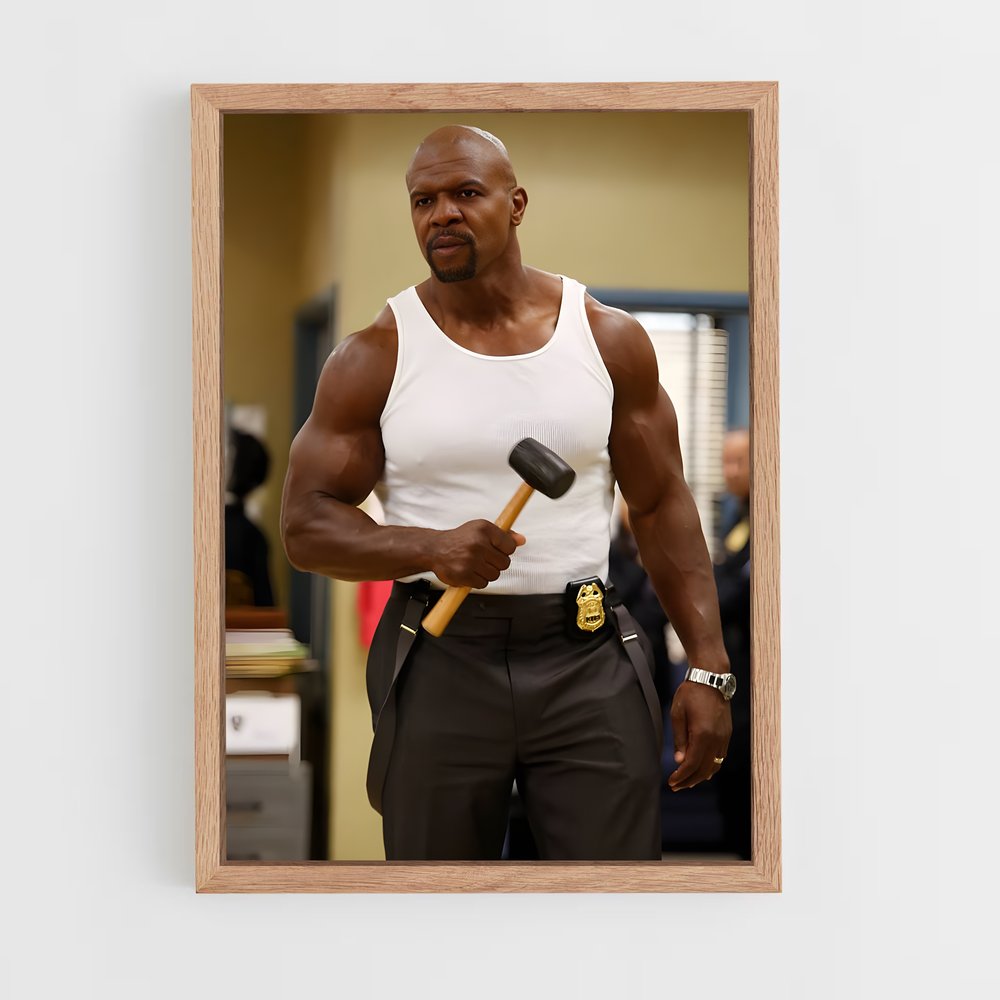 ap-terry jeffords-1 cadre Bois clair