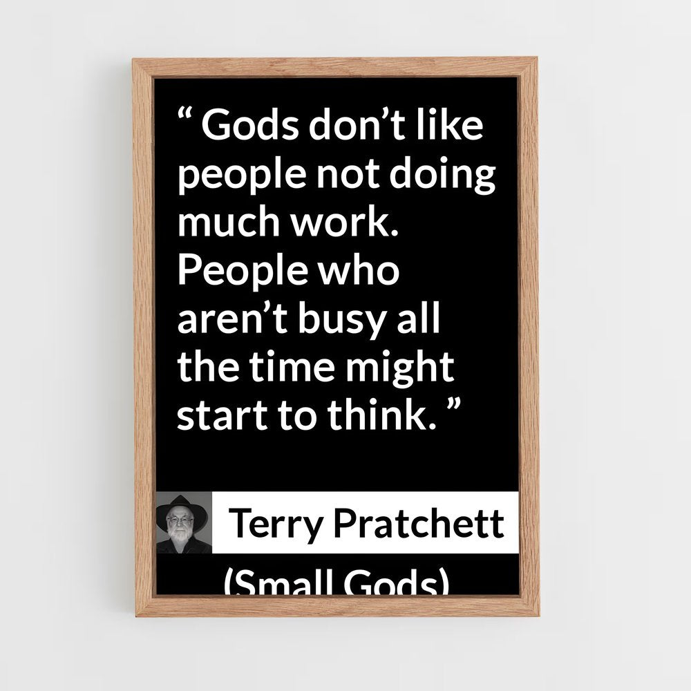ap-terry pratchett-6 cadre Bois clair