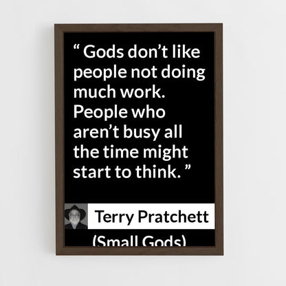 ap-terry pratchett-6 cadre Bois foncé