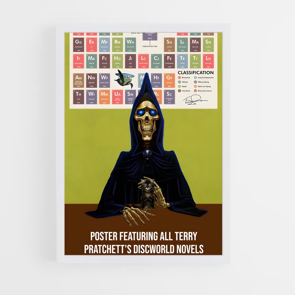 ap-terry pratchett-7 cadre Blanc