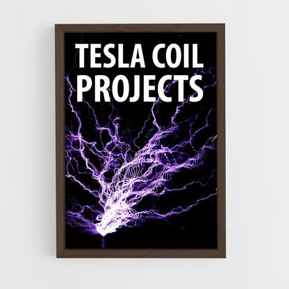 ap-tesla coil-2 cadre Bois foncé