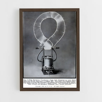 ap-tesla coil-3 cadre Bois foncé