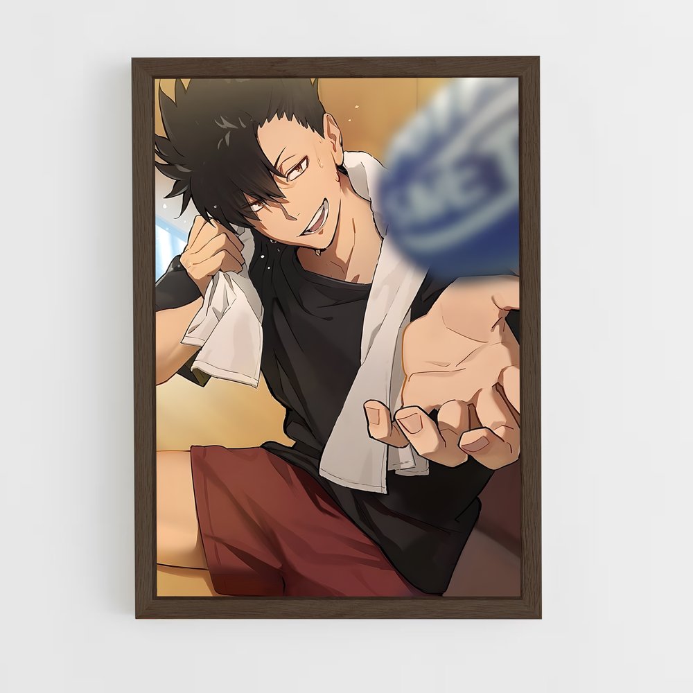 ap-tetsuro kuroo-2 cadre Bois foncé