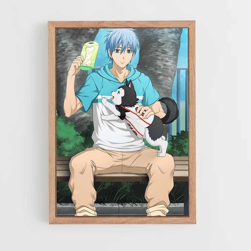 ap-tetsuya kuroko-8 cadre Bois clair