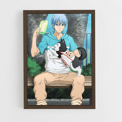 ap-tetsuya kuroko-8 cadre Bois foncé